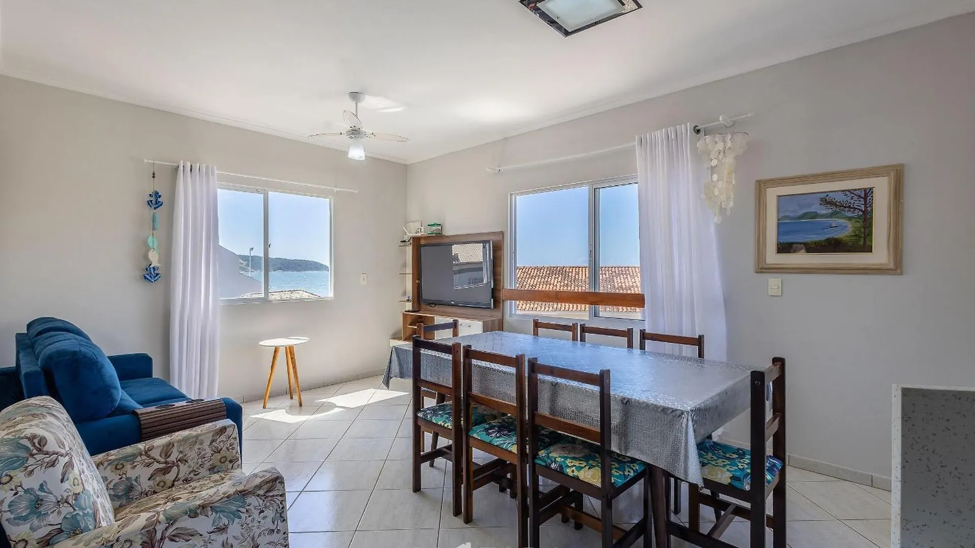 Apto Vista Mar 3Q E Garagem 130M Da Praia Ror0002 بومبينهاس